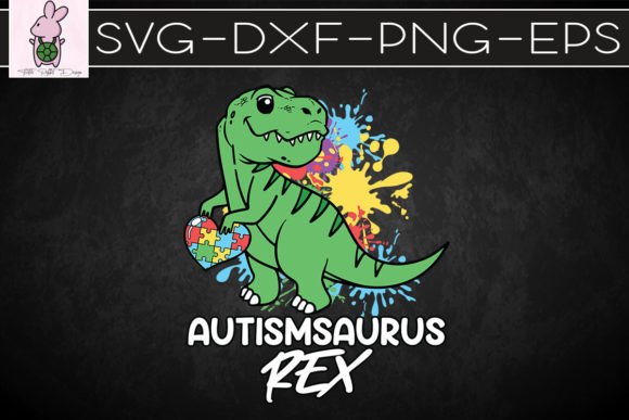 Autismsaurus Rex Design SVG