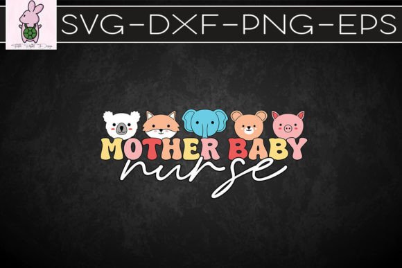 Boho Postpartum Mom Baby Nurse SVG