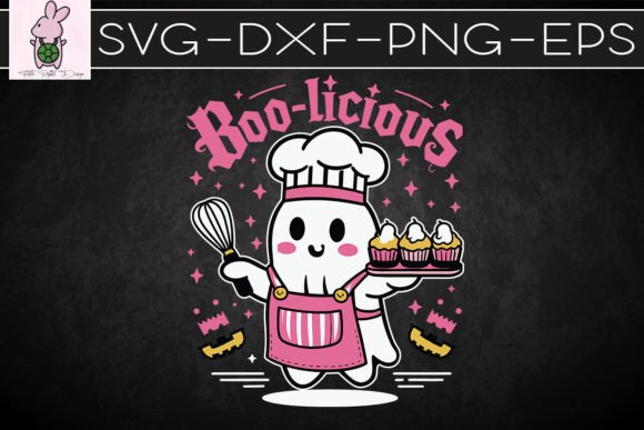 Boo Licious Halloween Baking Ghost SVG