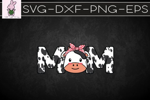 Cow Print Heifer Mom Mother’s Day SVG