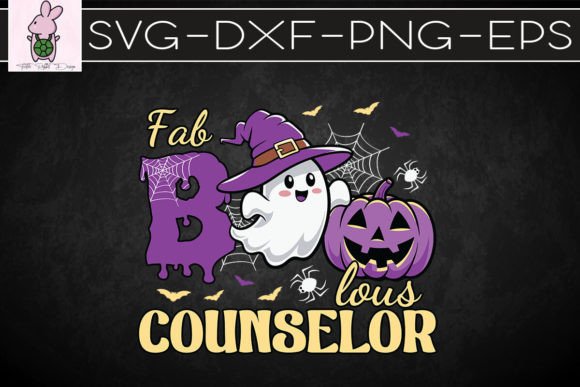 Faboolous Counselor Halloween Boo SVG