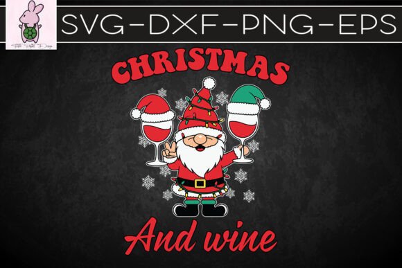 Gnomes and Wine Christmas SVG