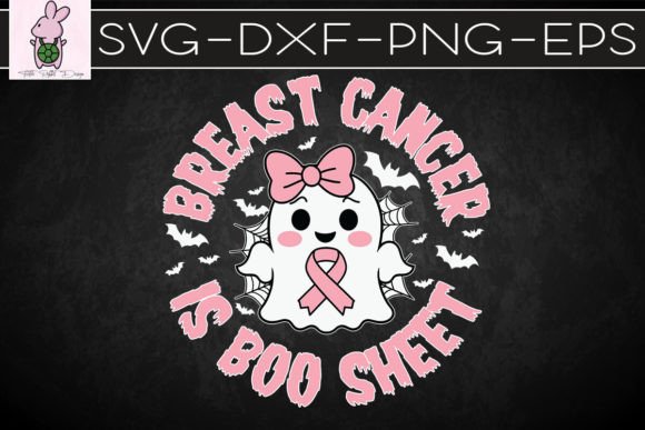 Halloween Breast Cancer Is Boo Sheet SVG