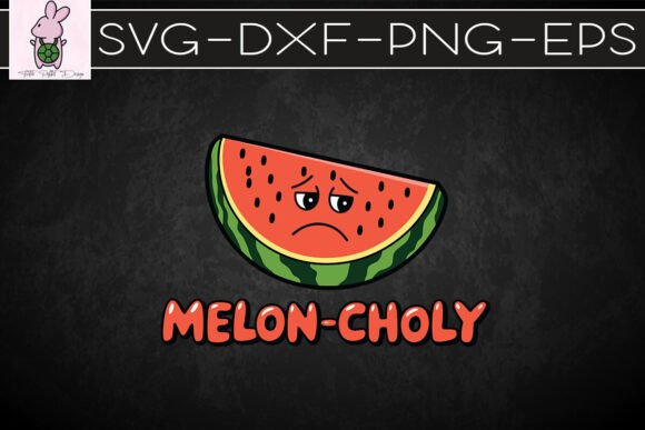 Melon-choly Watermelon Sweet SVG