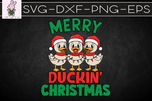 Merry Duckin Christmas Funny Puns SVG