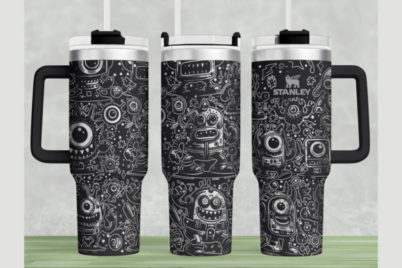Monsters Stanley 40oz Laser Wrap SVG