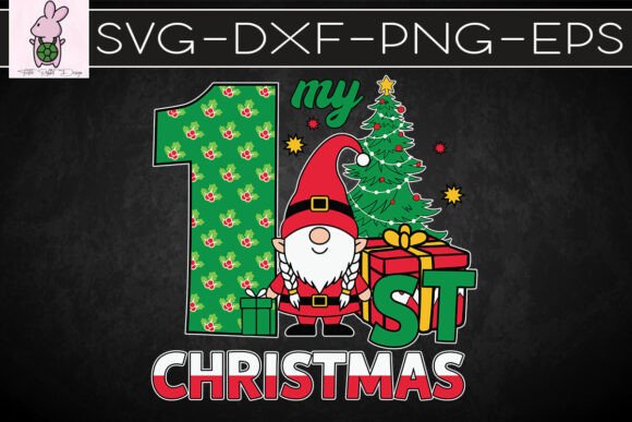 My First Christmas Gnomes SVG
