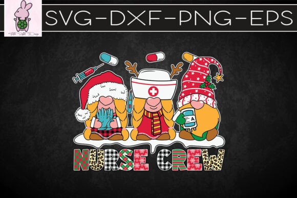 Nurse Crew Merry Christmas Santa SVG