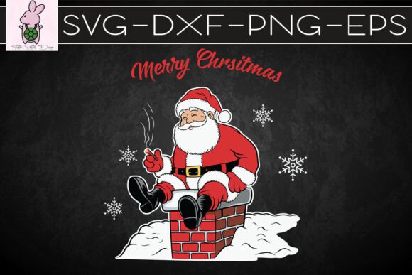 Pooping Santa Christmas Naughty SVG