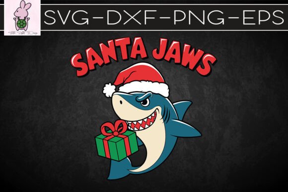 Santa Jaws Christmas Puns SVG