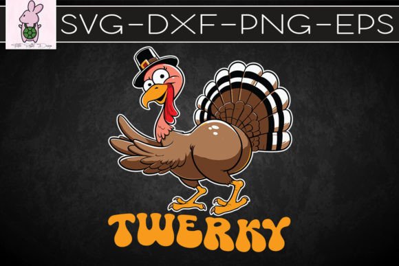 Twerky Turkey Funny Thanksgiving SVG
