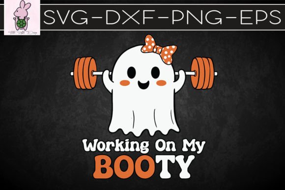 Working on My Booty Funny Halloween SVG